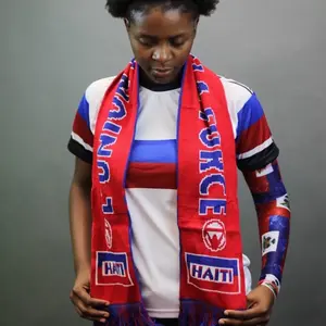 Haitian Haiti Flag Scarf L’union Fait La Force