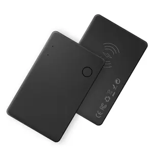 Wallet Tracker Card, Wireless Charging Wallet Finder. Works with Apple Find My (iOS Only), Item Tracker for Wallet, Luggage Tags, Phone, Passports and More, Waterproof