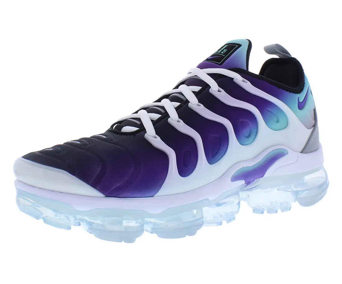 NIKE Men's Air Vapormax Plus Athletic Sneaker, Cushioned Trainer Sports Shoes for Casual and Fashion Wear, Footwear, Closed, Walking Shoes, Running