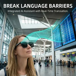 Mother’s Day Gift – Smart Camera Glasses HD Video & Photo – IP65 Waterproof, AI Assistant, Real-Time Translation, Wireless Bluetooth Connection, Hands-Free Recording, Wearable Tech for Travel, Cycling & Outdoor #SummerVibes