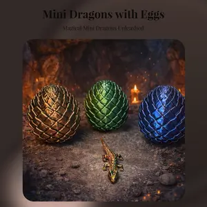 Mini Dragons with Dragon Eggs – 3 Pack • 5 Pack • 10 Pack