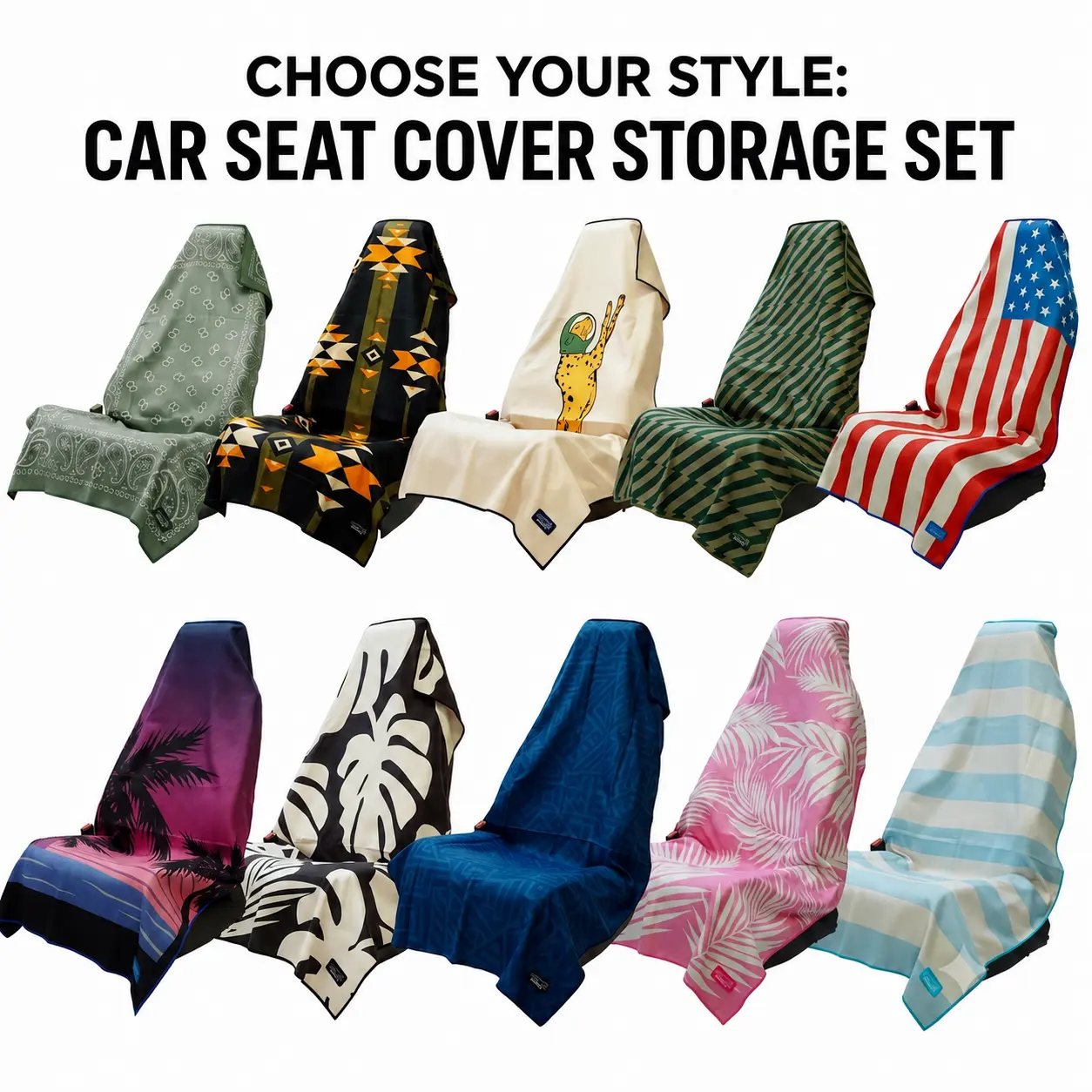 Performance Microfiber Sports Towel 2026/2027 – Full-Sized Quick-Drying Car Seat Cover Towel for Running, Gym & Outdoor Sports