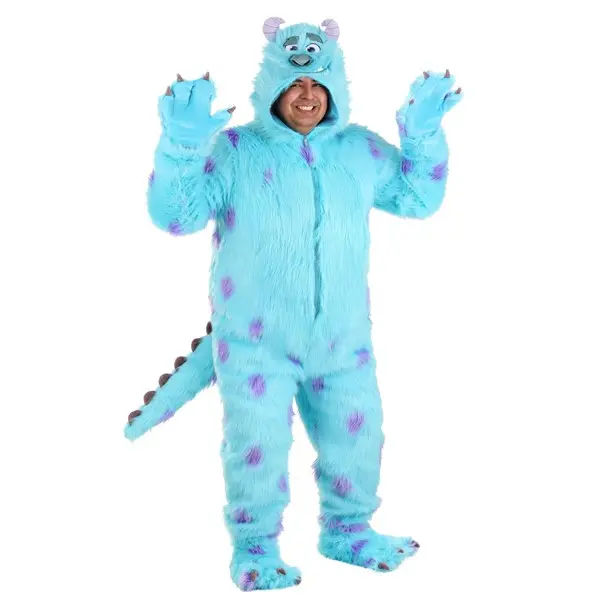 Plus Size Hooded Monsters Inc Sulley Costume for Adults (© Disney) (© Disney/Pixar)