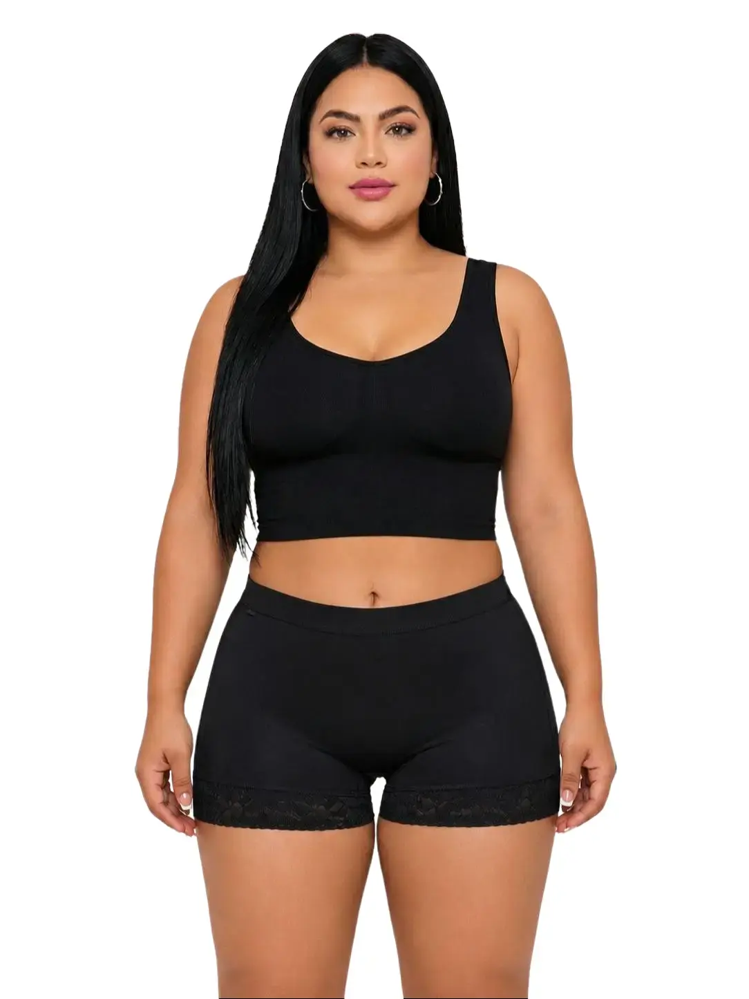 Curvasbyraisa Women's Invisible Mini Short Panties - SM4045 Daily Wear, Comfortable, Discreet Shaper, BBL-Friendly, Non-Transparent Adaptive Panties for Outfits