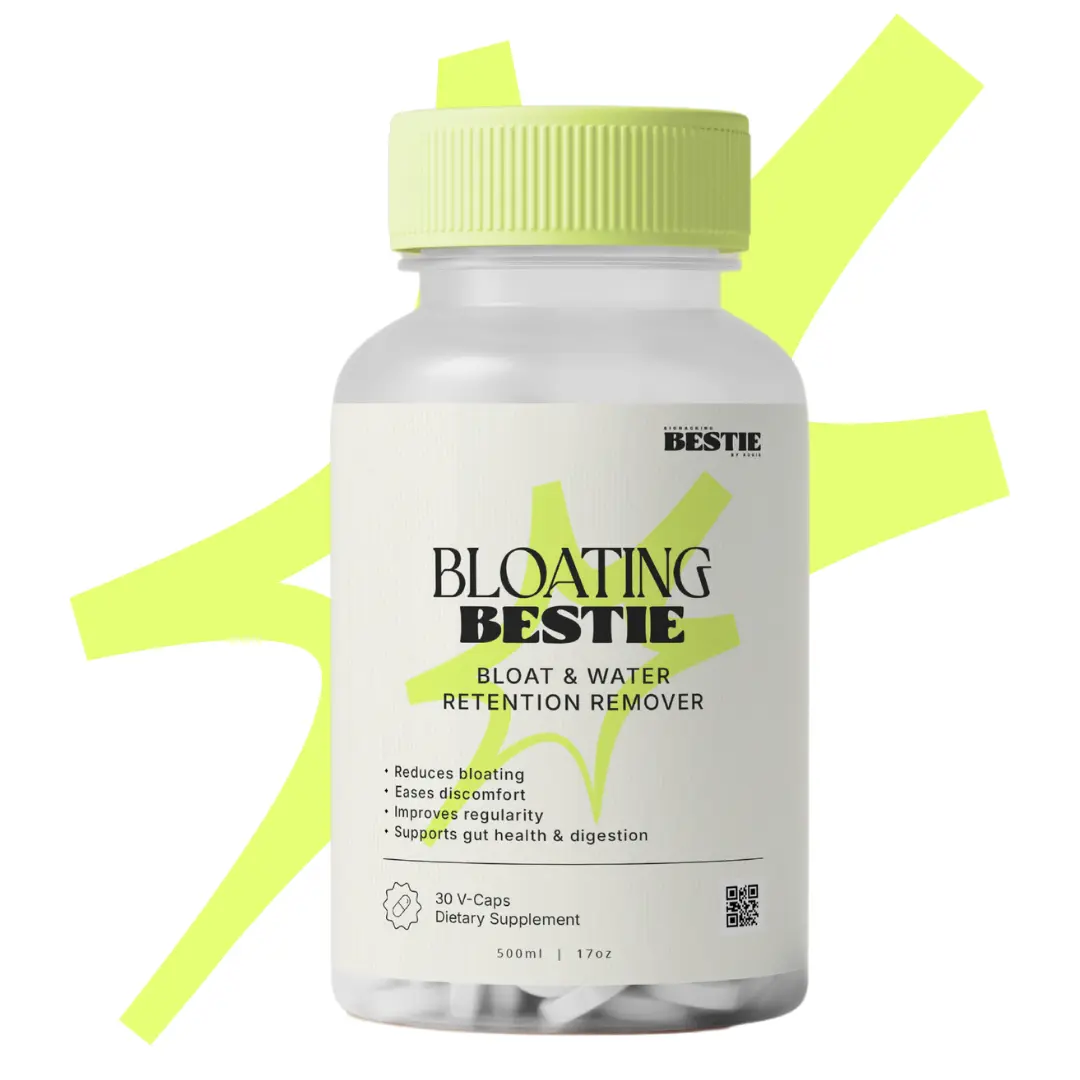 Bestie Bloating Bestie - 30 Vegan Capsules for Fast Bloat & Water Retention Support | Gut Health, Digestion & Detox | Third Party Lab Tested, Made in USA, Dietary Supplement - Healthcare