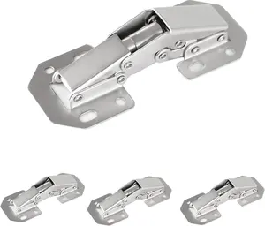 4 Pcs 42 Inch Hidden Cabinet Door Hinges Frameless Concealed Surface Mount Hinges