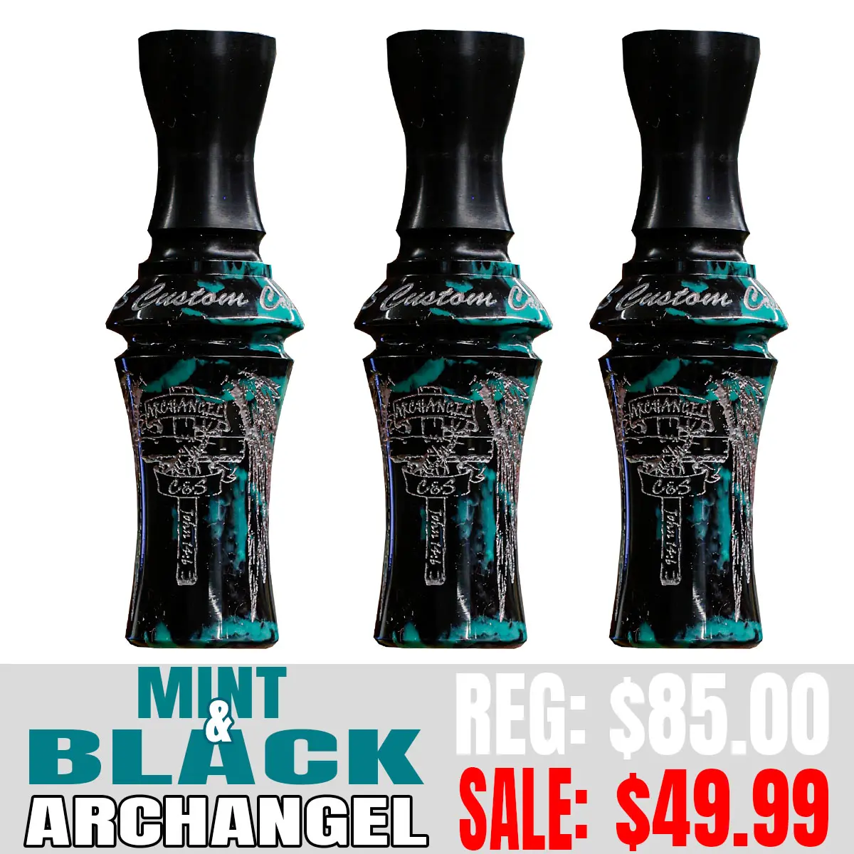 BLACK FRIDAY 2025 DIE HARD MINT AND BLACK ARCHANGEL DUCK HUNTING CALL