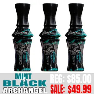 BLACK FRIDAY 2025 DIE HARD MINT AND BLACK ARCHANGEL DUCK HUNTING CALL