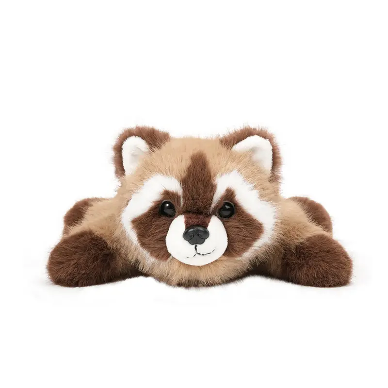 NEVERLAB Paw Paw Family Collection 25cm Stuffed Toys, Cute Animal Design Durable Soft Fluffy Huggable Stuffed Animal for Kids, Soft Touch Desk Decor Gift for Girls (Bear, Penguin, Raccoon Plushies), Stuffed Animals