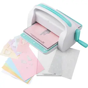 Manual Die Cutting Embossing Machine, 9-Inch Opening, Ideal For Art And Crafts, Scrapbooking, Card Making, Paper Crafting, Die-Cut Tool With Adjustable Pressure, Smooth Operation, Durable Frame, Easy To Use