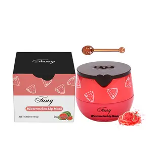 Watermelon Overnight Hydrating Lip Mask for Dry & Cracked Lips，Daily Skincare Product, Lip Plumper