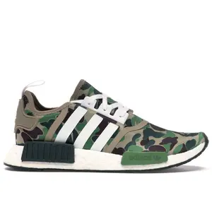 adidas Men's NMD R1 Bape Olive Camo, from StockX