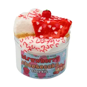 Strawberry Cheesecake Slime Clay Kit