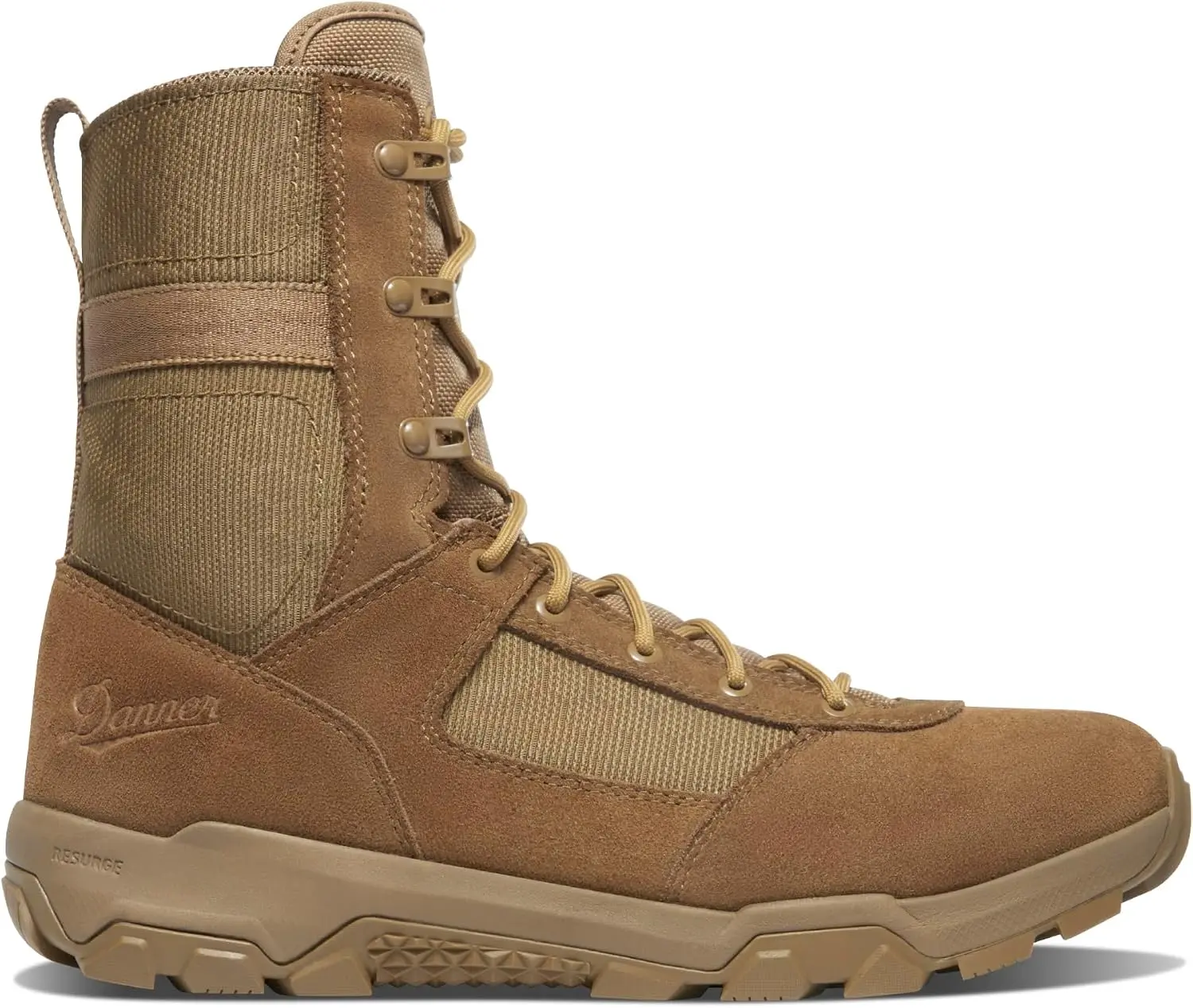 SIZE 10 Danner Sonic 8" Men’s Military & Tactical Boots – Waterproof, Lightweight, Durable Leather with Side-Zip for Hiking