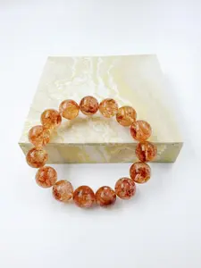 Yellow Calcite Bracelet. Attracts wealth and good fortune, wards off evil and protects the wearer, promotes emotional harmony, nurtures health and inner peace. Consecrated by a Taoist master.