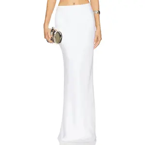 Norma Kamali Bias Obie Skirt in Snow White
