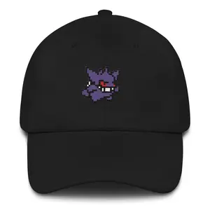 Pixelated Smiling Gengar Dad Hat