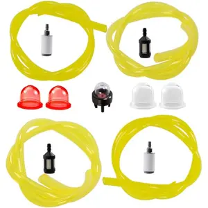 (2  long)  Pipeline  Filter Primer Bulb Carburetor  Trimmer Fan Lawn Mower Suitable for 2-cycle Small Engines