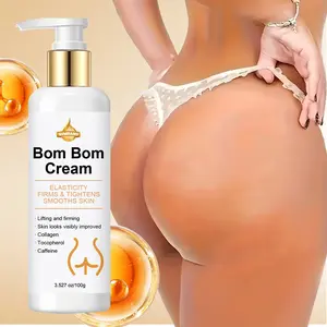 SUMIFANG Bom Bom Skin Smoothing Firming Body Cream 100g | Collagen + Caffeine + Vitamin E, firms and lifts buttocks and body skin | Improves sagging, smooths fine lines, and creates a supple, shapely figure. Body Care