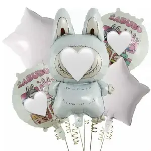 BABUBU white Balloon / 5 PCs