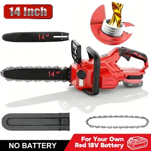 14" Brushless Chainsaw Tool for Milwaukee M18 Battery – 14 Inch Heavy Duty Cordless Electric Chainsaw for Tree Cutting, Storm Cleanup & Yard Work | Auto Oiler, Low Kickback | Battery Not Included