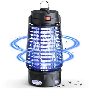 Bug Zapper Mosquito Trap Lamp for Home – Plug-in UV Light Insect Repellent for Bedroom Living Room Kitchen Indoor Use