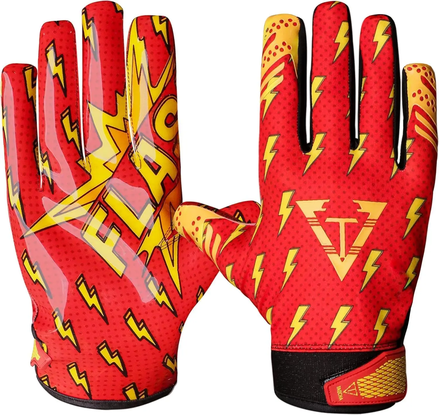 Lupine Football Gloves - Tacky Grip, Skin Tight Adult Receiver Gloves - Youth Football Gloves Pro Elite Super Sticky Performance