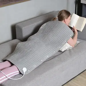 40"x20" Extra-Large xxl Heating Pad, Full Body Electric Heating Pad, Suitable for Back, Neck, Shoulders, Abdomen and Comfort During Women's Menstrual Period, Quickly Heats Up to 131°F, 6 Heat Levels, 4 Timers-Machine Wash, Christmas Gift, Dad, Mom,