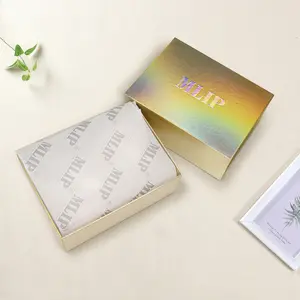 【Please No Separate Purchase】Mlip Three Hair Bundles Packaging Box Reusable Storage & Gift Box for Human Hair Extensions Hair Wigs, Dust-Proof, Gift-Ready