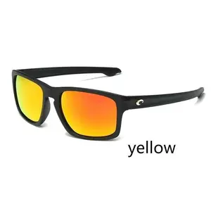 Costa Fashion Vintage Square Sports Sunglasses Men Women Fishing Driving Man Designer Sun Glasses Anti-Glare UV400 Eyewear..6...4.