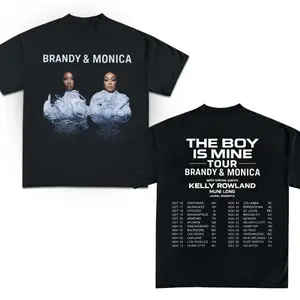 THE BOY IS MINE BRANDY & MONICA TEE, The Boy Is Mine T-Shirt, R&B Legends Tour Shirt, 2025 Music Merch Tee, Unisex Urban Music Tee, Brandy and Monica Fan Apparel, Music Icon Tee, Y2K Style Band Tee, CTLV