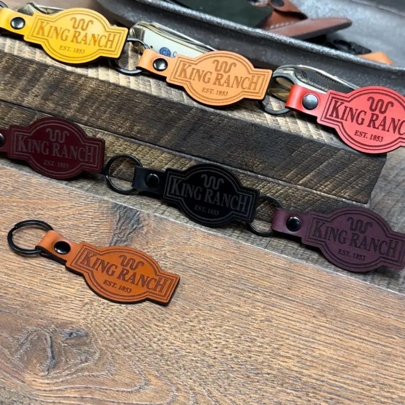 King Ranch, King Ranch Keychain, cutout Keychain, Ford Keychain Leather Keychain, F250, F350, f150, Bronco, powerstroke, FX4, Super Duty, Explorer, Ranger, Keychain, gift his her, dad, Key Fob, Key Organizer, Key Holder, Keychain EDC