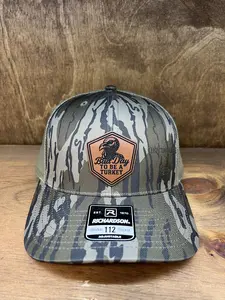 Custom Leather Patch Hat | Richardson & Zapped Style Caps | Personalized Outdoor Hat | Business Logo