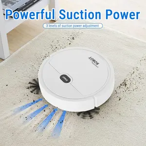 Robot Vacuum and Mop, Vacuum Robot mop Advanced Obstacle Avoidance, Robotic Vacuum Cleaner Robot Slim Robotic Vacuum CleanerDesign, Ideal for Pet Hair, Hard Floor