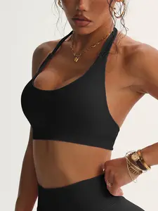 Women's Seamless Adjustable Strap Sports Bra, Comfortable Support Design for Active Lifestyle, Perfect for Gym & Daily Wear, Seamless Sports Bras