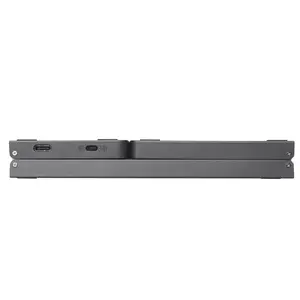 Bluetooth folding keyboard with numeric keypad, mini portable silent keyboard, universal keyboard for mobile phones and tablets
