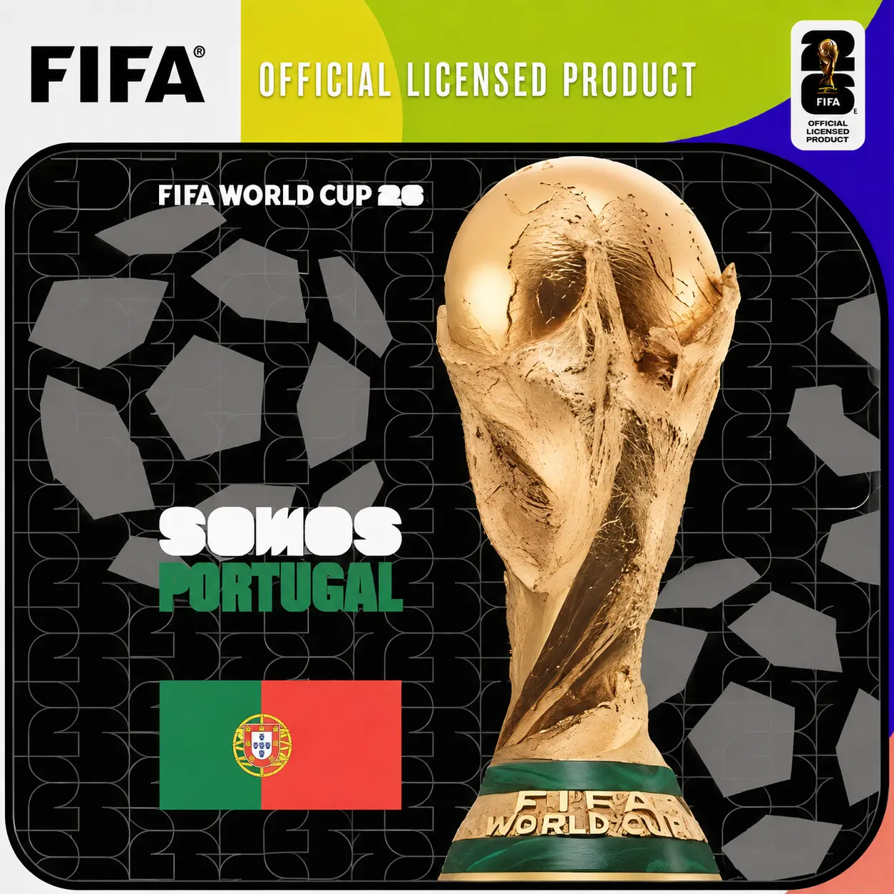 FIFA World Cup 2026 Portugal Poster Puzzle, Officially Licensed Trophy Wooden Puzzles for Adults, 200 Pieces Jigsaw Puzzle Gifts for Soccer Fans, Football Home Office Memorabilia,9.5 x 11.8 Inch tiktokshopbacktoschool