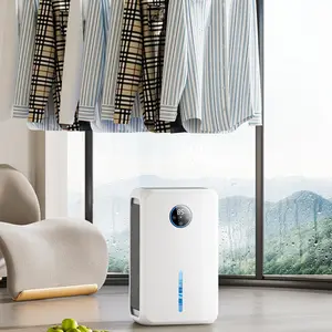 Dehumidifier for Room for Home, LED display screen, Quiet with Auto Shut Off, Dehumidifiers for Bedroom (2.6LWater Tank Capacity), Bathroom, RV, Closet