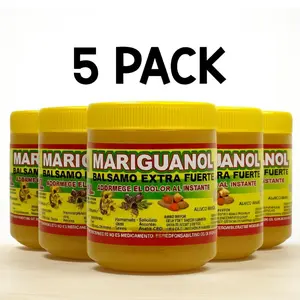 5-Pack Mariguanol Extra Strength Topical Balm, 125g Fast-Acting Soothing Muscle & Joint Pain Relief Joint Recovery Balm, External Use with Arnica