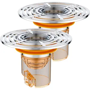 2 Pcs Universal Drain Odor Stopper for Plumbing System Effective Bathroom Drain Deodorizer Bathroom Floor Drain Odor Blockers Bathroom Floor Drain Trap Bathroom Floor Drain Deodorizer
