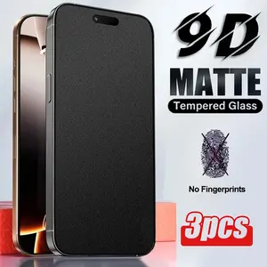3 Pack Matte Privacy Screen Protector for iPhone 17 Pro Max, 16E, 15, 14, 13, 12, 11, Plus, mini, X/Xs , Anti-spy Anti-glare Eye Protection Tempered Glass Film, Smooth & Sensitive Touch