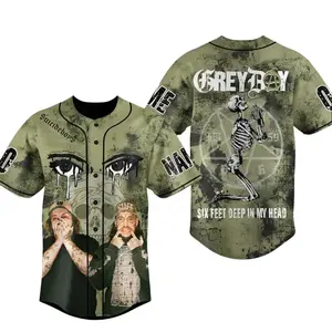 Greyday Tour 2025 Merch Shirt, uicideboys Inspired Jersey, Custom Unisex Tour Gift Jerseys, Tour 2026 Shirt For Fan, Streetwear Music Shirt baseball jersey