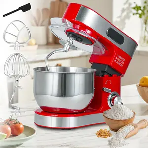 PARROT UNCLE 6-Speed Electric Stand Mixer | Fully Automatic Multifunctional Blender, Noodle Maker & Dough Kneading Machine | Powerful Kitchen Food Mixer for Baking, Cake, Bread & Cooking