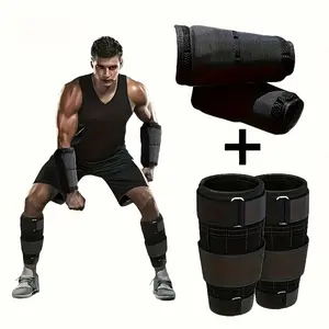 Adjustable Ankle/wrist Weights Set, Breathable Durable Design, Ideal for Walking Running Exercises, Includes Strong Hooks and Weighted Bands, Workout Equipment