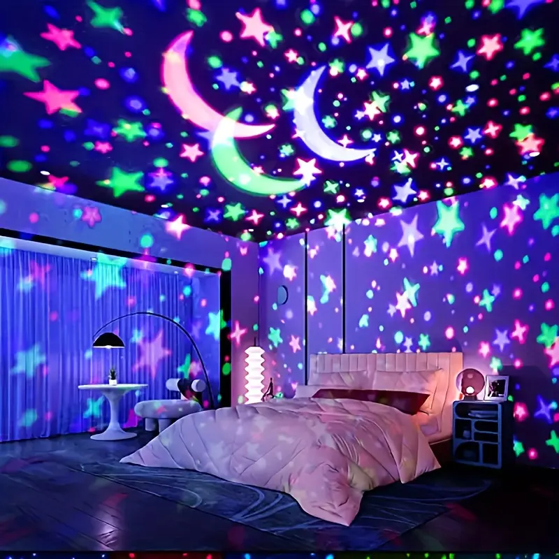 Magic Galaxy Projector 360° Rotating Star Night Light with Nebula & Moon Effects USB Powered Astronaut Unicorn Dinosaur Lamp for Kids Bedroom Party Decor Christmas Birthday Gifts for Boys Girls Teens