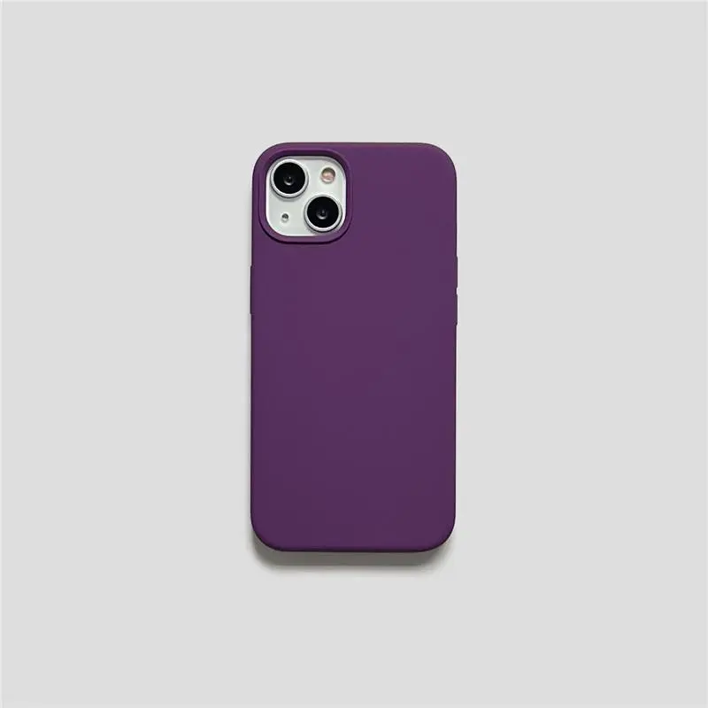 Large Hole Skin-Feel Liquid Silicone-like Phone Case, drop-proof protective case,Skin-friendly Premium Handfeel, TPU Soft Case, Shockproof Protective Cover, Colorful Candy Colors,Compatible with iPhone 17 Pro Max Plus Air/16/15/14/13/12/11