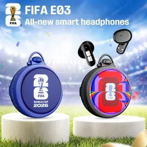 2026 FIFA World Cup OWS Earbuds, E03 Bluetooth 6.0 Headphones,  ​​World Cup Merchandise Gift, Hi-Fi Sound Quality HD Calls Wireless Earbuds, Suitable for Work, Sports, Sleep, and Study