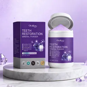 Oralhoe Tooth Restoration Mineral Powder, Gentle Care Cleaning Teeth, Gum Protection, Fresh Breath, Long-Lasting Freshness, Reduces Stains, Teeth Whitening, Restores, Teeth Cleaner