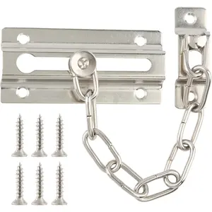 Door Chain Lock,Door Latch Sturdy Premium Thickened Chain Locks for Inside Door,Additional Privacy and Security for Home
