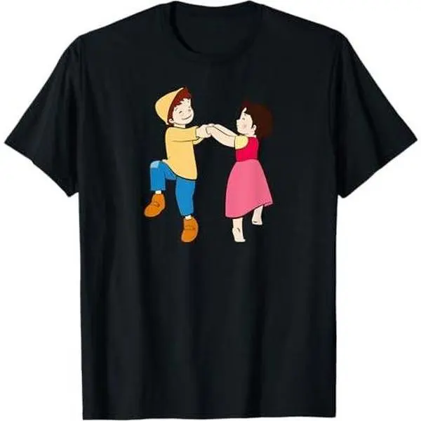 Heidi and Peter Dancing Cartoon TV Series T-Shirt